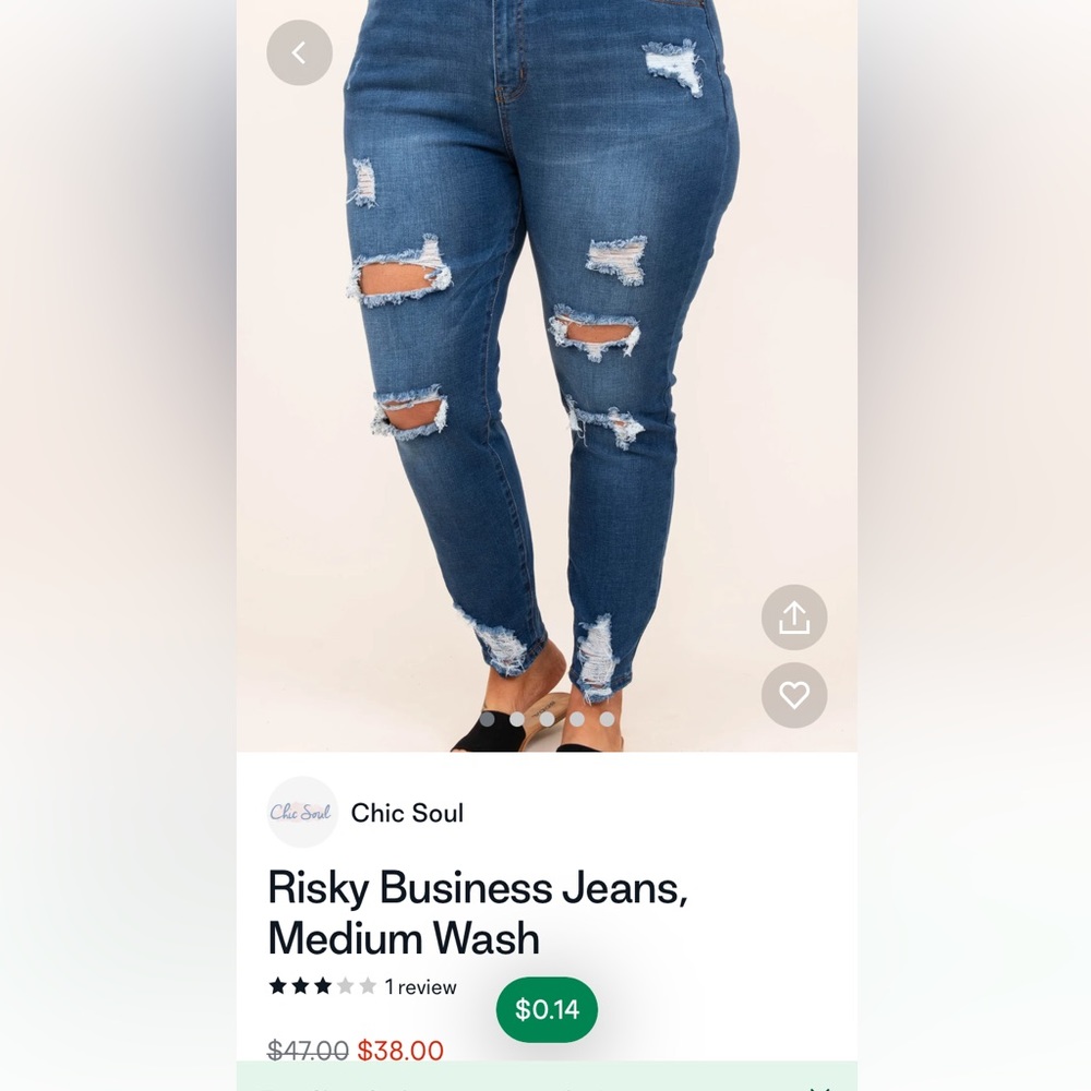 Brand new, size 1X with stretch